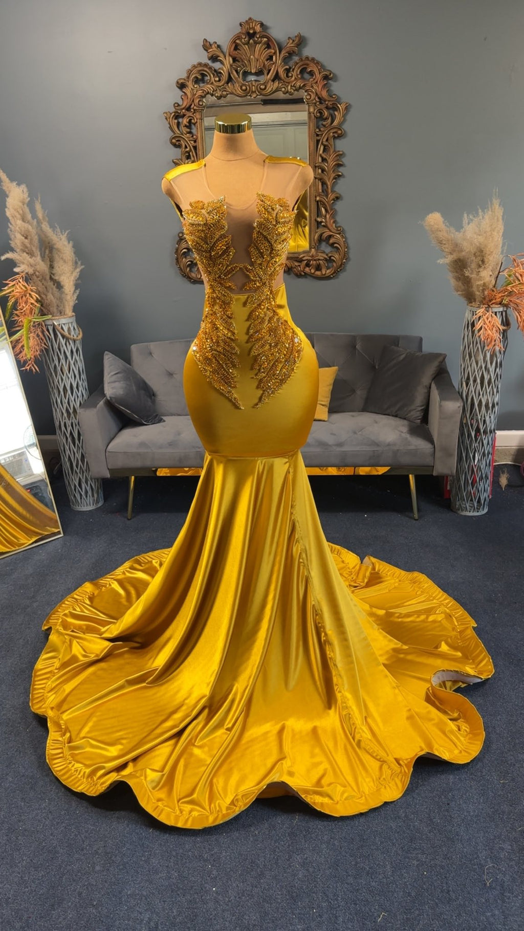 Sunflower Gold/Prom Dress